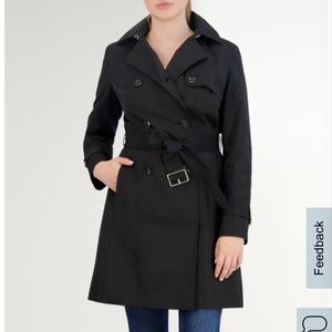 *SALE* Cole Haan Black Trench Coat